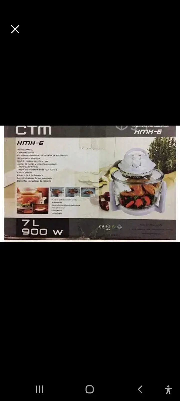 Horno de convección CTM HMH-6 7L 900W - 1