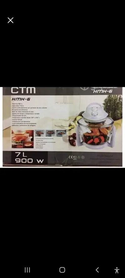 Horno de convección CTM HMH-6 7L 900W - miniatura 1