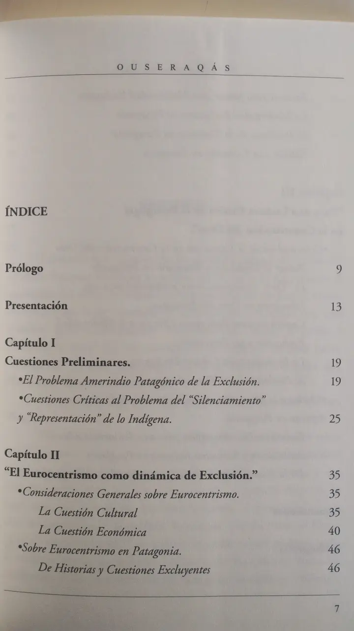 Libro indigenismo Ouseraqás de Cristián Muñoz Vera - 3