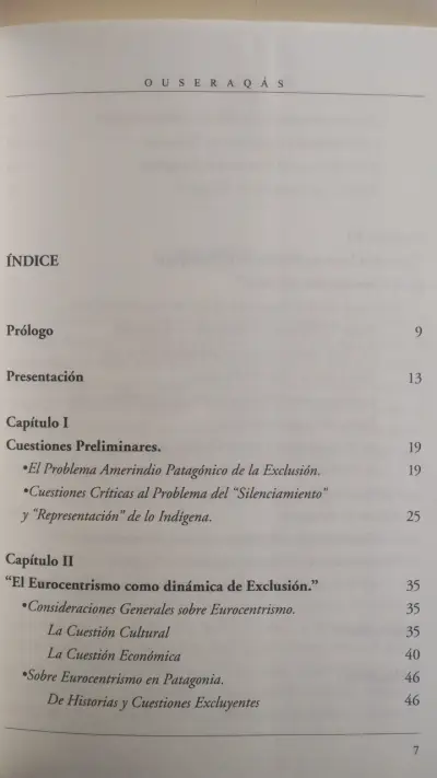 Libro indigenismo Ouseraqás de Cristián Muñoz Vera - miniatura 3