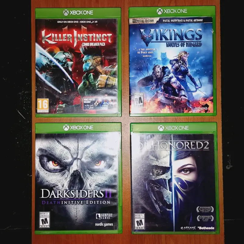 Lote de 4 juegos Xbox One