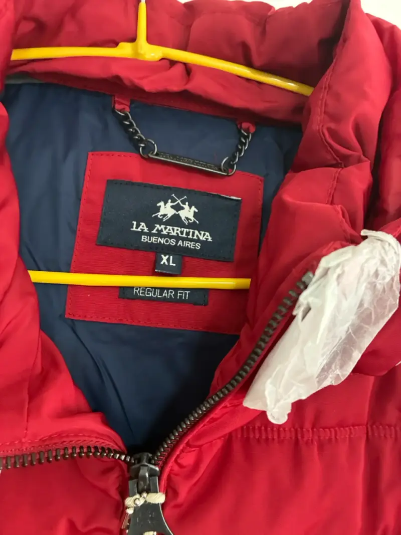 Chaqueta acolchada roja La Martina para hombre - 4