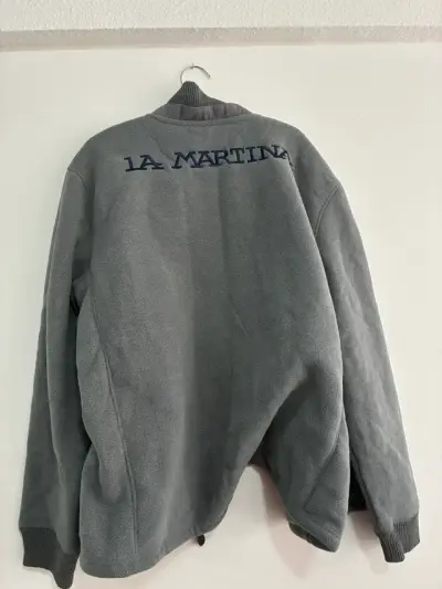 Chaqueta de polar gris La Martina para hombre - miniatura 2