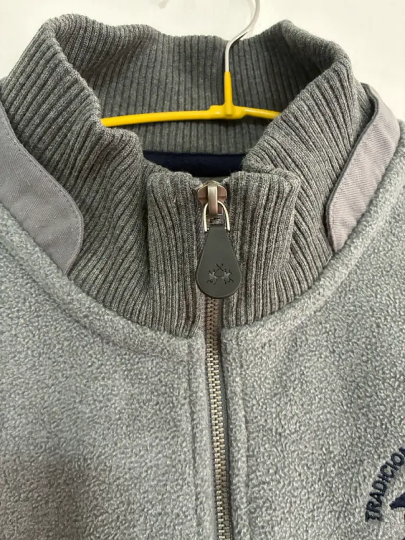 Chaqueta de polar gris La Martina para hombre - 3