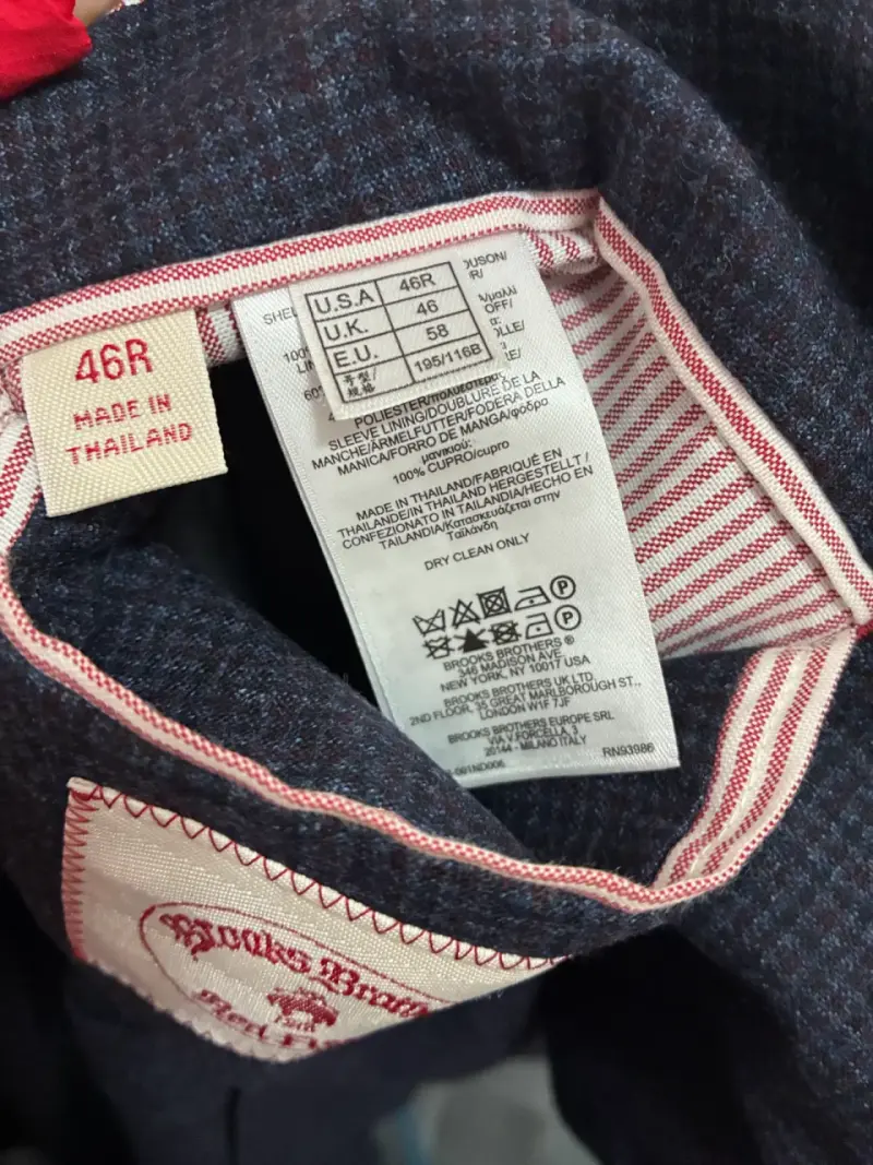 Ambo delgado gris Brooks Brothers para hombre - 6