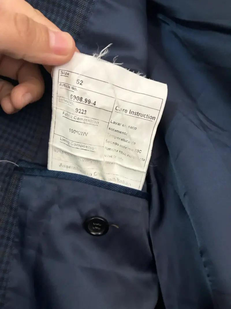 Ambo delgado gris saville row para hombre - 4