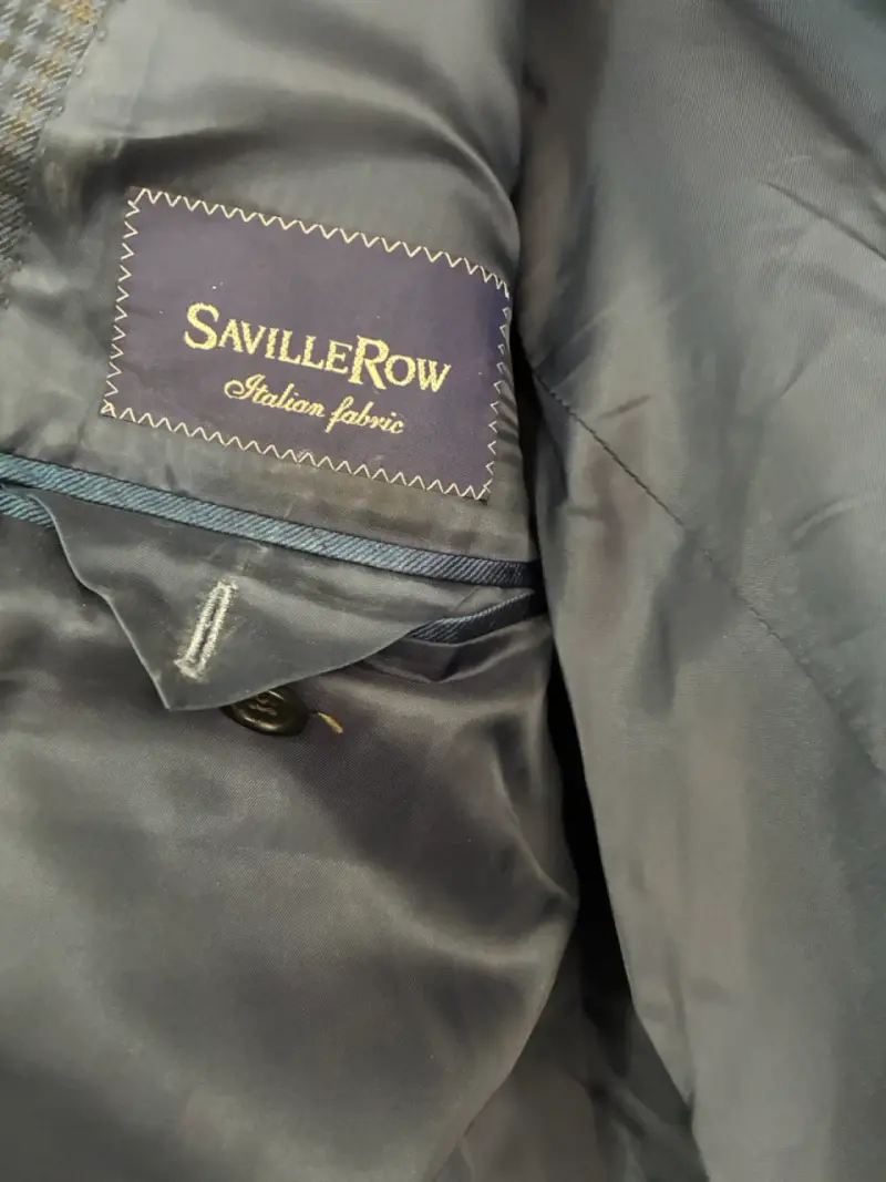 Ambo delgado gris saville row para hombre - 5
