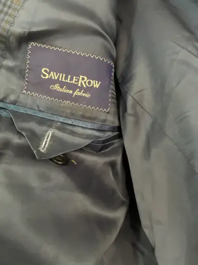 Ambo delgado gris saville row para hombre - miniatura 5