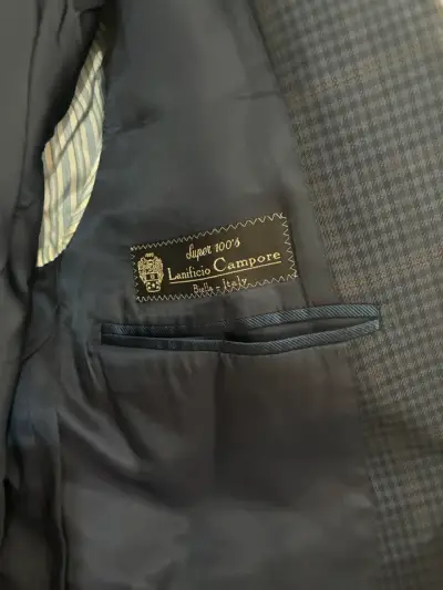 Ambo delgado gris saville row para hombre - miniatura 6