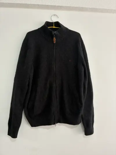 Chaleco de lana brooks Brothergris oscuro con cier - miniatura 1