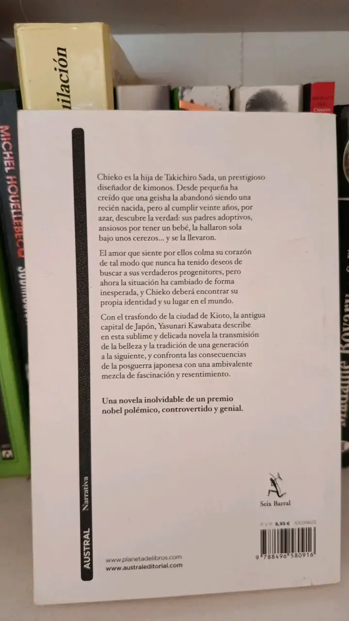 Libro 'Kioto' de Yasunari Kawabata - 2