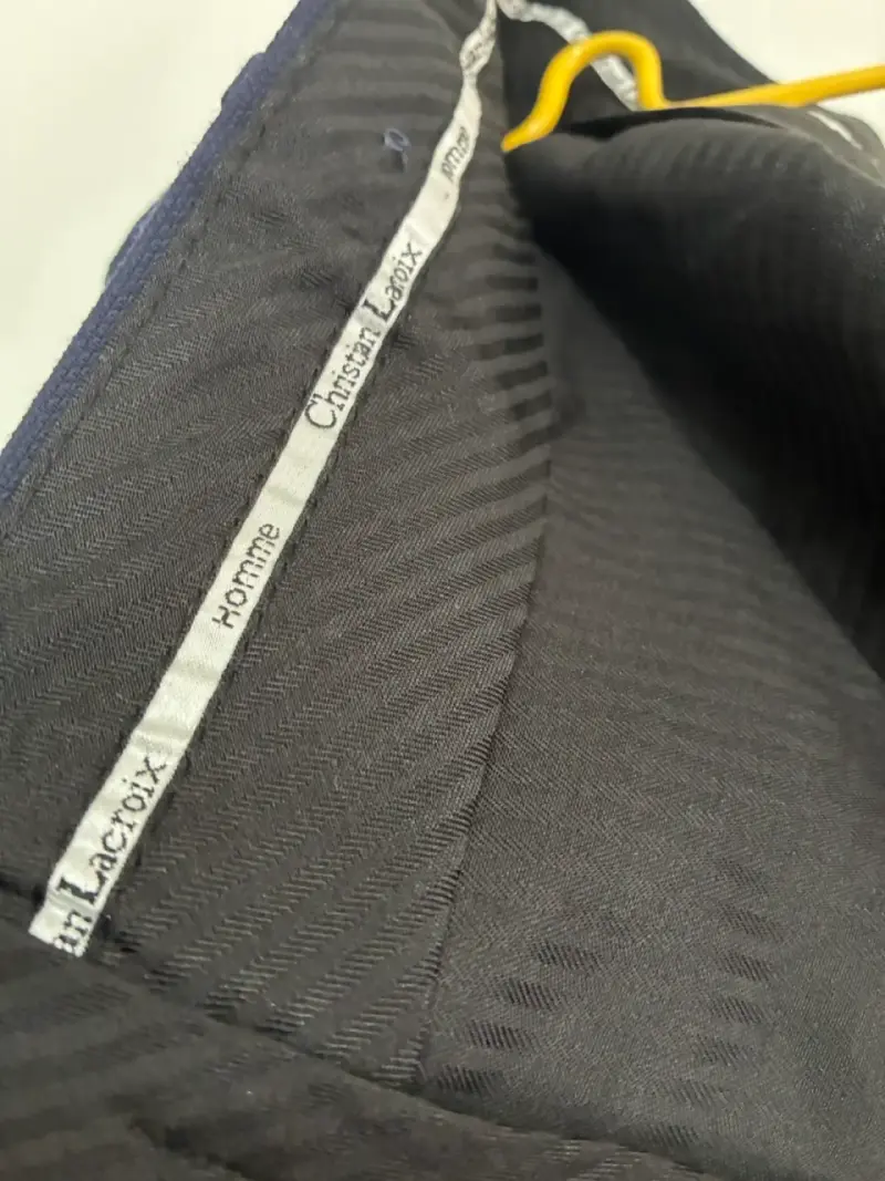 Pantalones de vestir azul marino Christian Lacroix - 3
