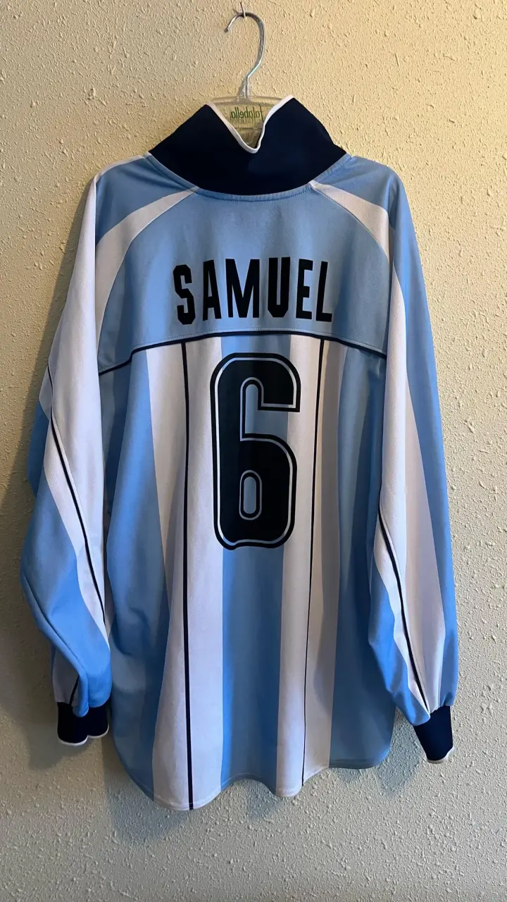 Camiseta original Argentina Reebok Samuel 6 - 2