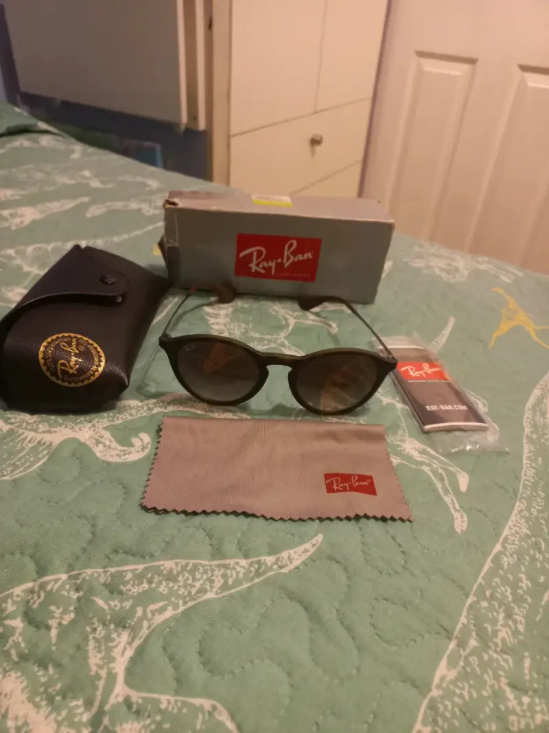 Gafas de Sol Ray-Ban Redondas con Estuche - 3