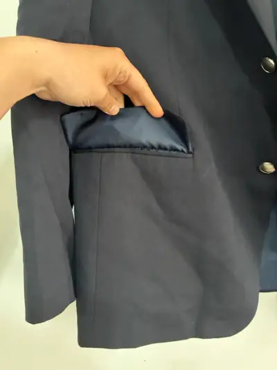 Blazer de Lana Van Heusen Azul Marino - miniatura 4