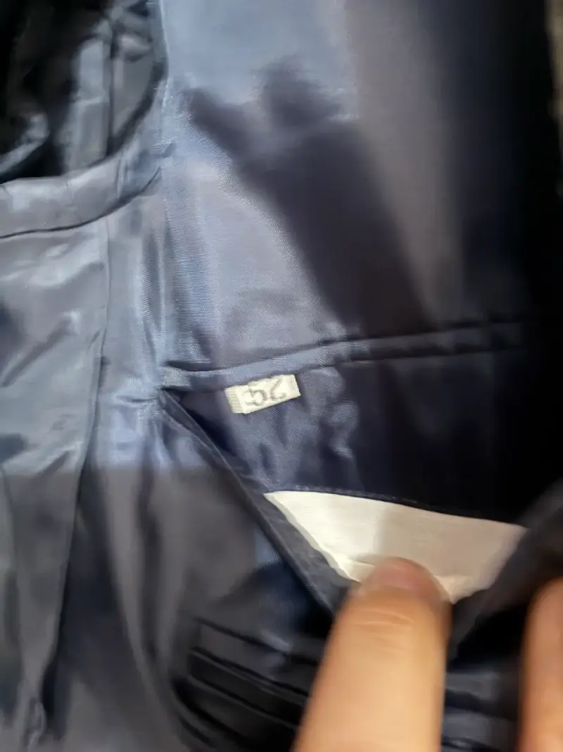 Blazer de Lana Van Heusen Azul Marino - 6