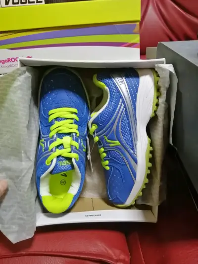 Zapatillas deportivas azules para niños KangaROOS - miniatura 1