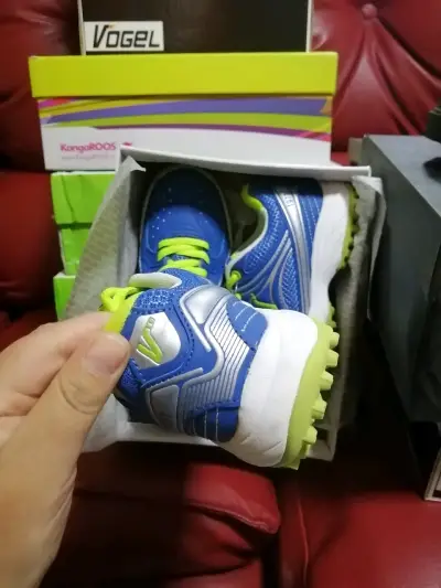 Zapatillas deportivas azules para niños KangaROOS - miniatura 2