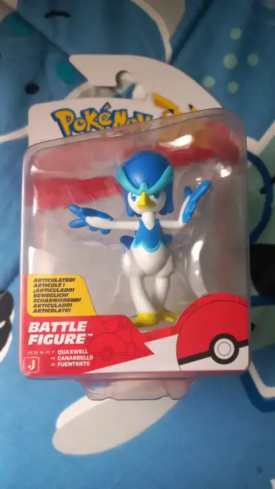 Figura de acción Pokémon Quaxwell articulada - miniatura 1