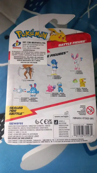 Figura de acción Pokémon Quaxwell articulada - miniatura 2