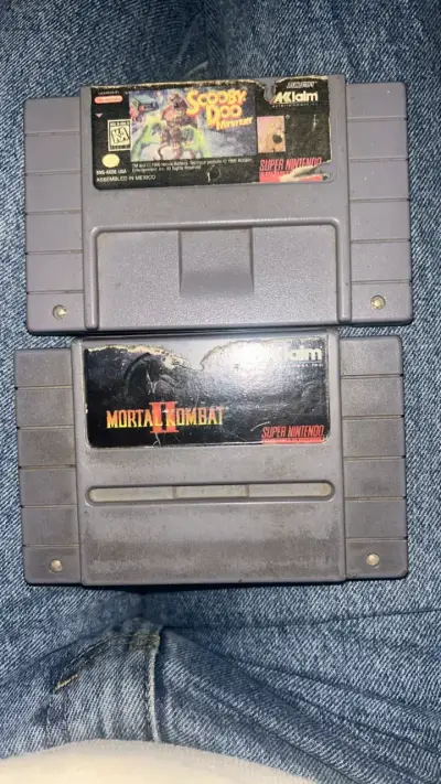 Cartuchos de juegos Super Nintendo clásicos - miniatura 1