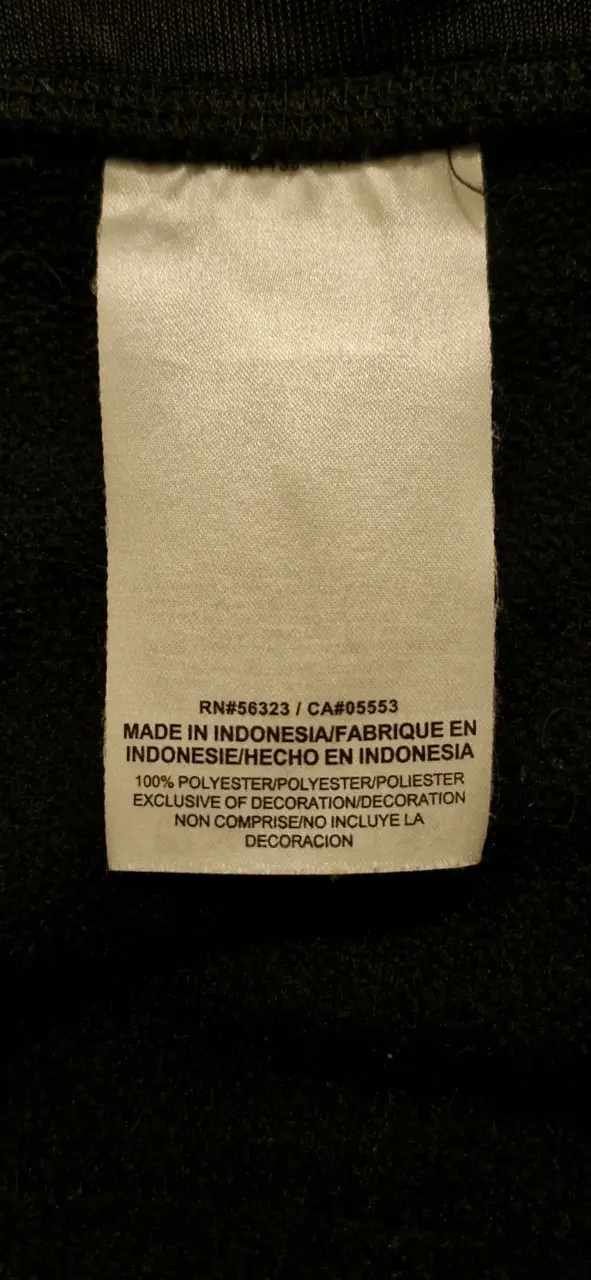 Pantalones deportivos negros Nike con cierre - 1