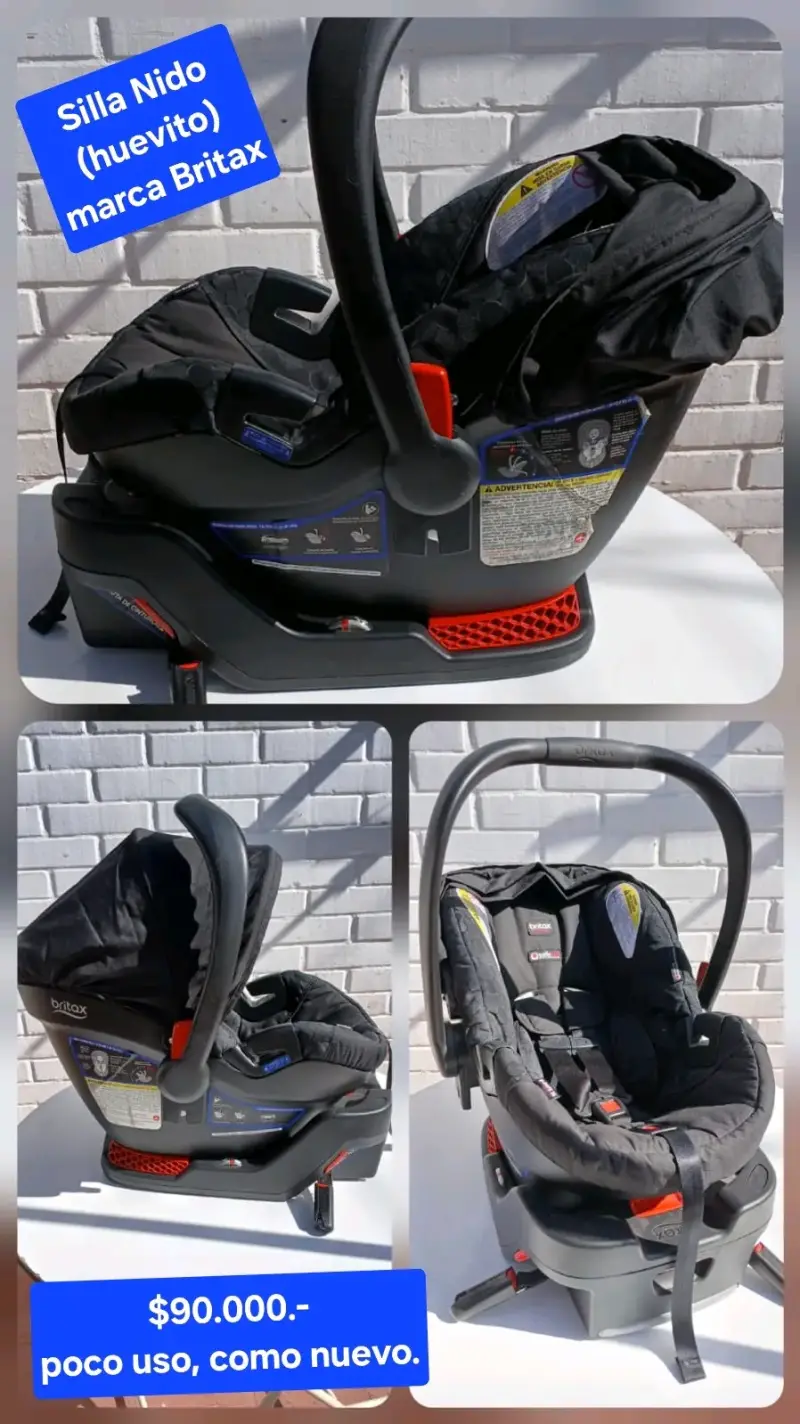 Silla de auto para bebé Britax negra