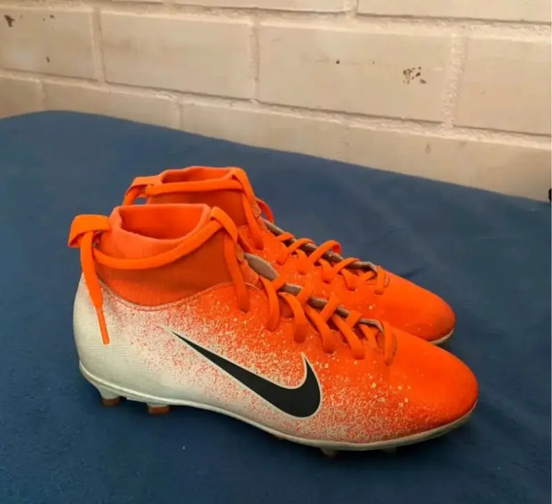 Botines de fútbol Nike Mercurial naranja - 2