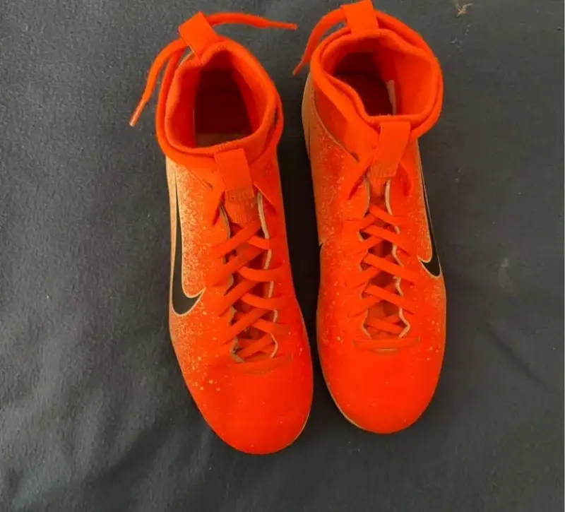 Botines de fútbol Nike Mercurial naranja - 3