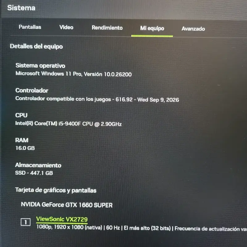 PC GAMER GTX 1660 SUPER | i5 9400f | 16GB RAM - 5