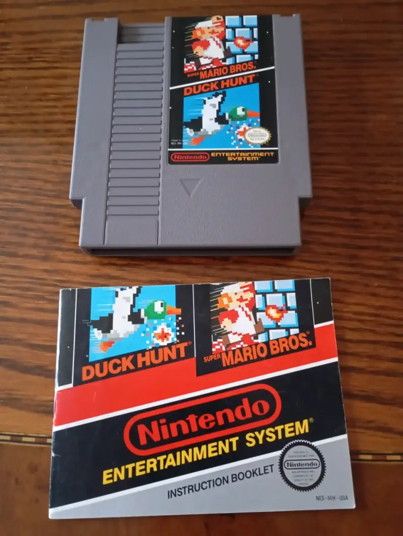 Juego NES Super Mario Bros y Duck Hunt - 1