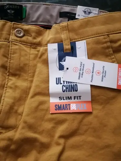 Pantalón Dockers Slim Fit Amarillo 32x32 - miniatura 2