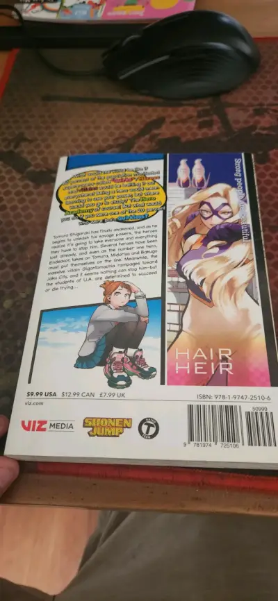 Manga My Hero Academia Volumen 9 en ingles - miniatura 2