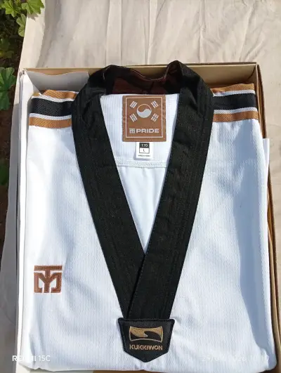 Uniforme de Taekwondo Mooto Pride 3 Blanco - miniatura 2