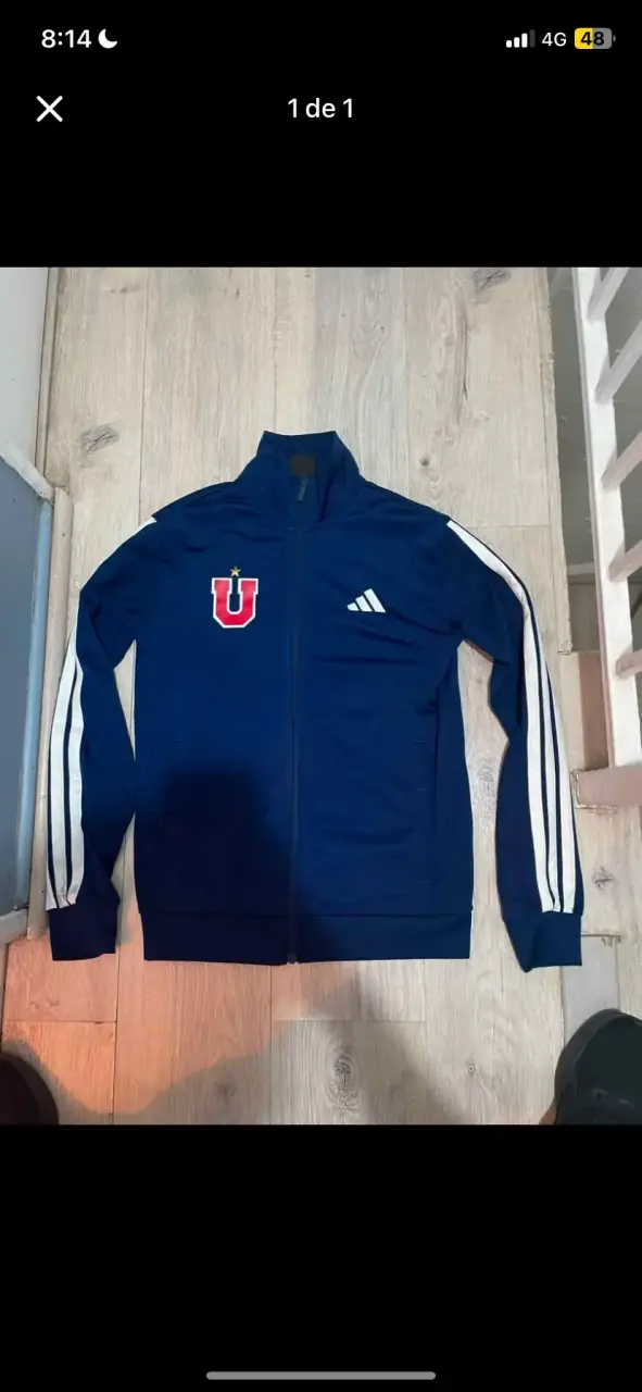 Chaqueta deportiva azul Universidad de Chile