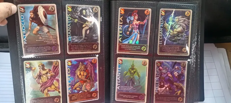 Colección de cartas de juego mitológicas - 2