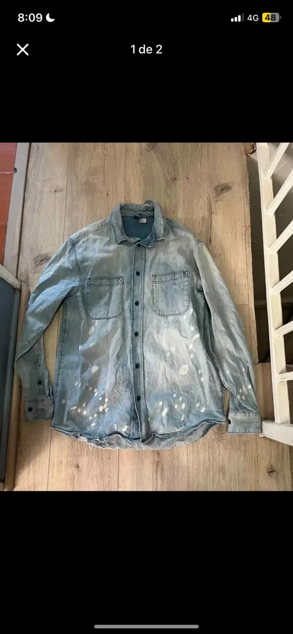 Camisa de mezclilla HYM hombre