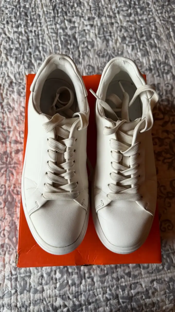 Zapatillas blancas Zara - Talla 41 - 2