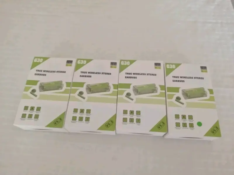 Audífonos inalámbricos G30 con estuche de carga - 2