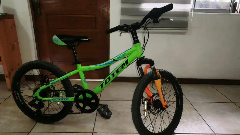 Bicicleta Totem 1100 20" verde para niños - 4