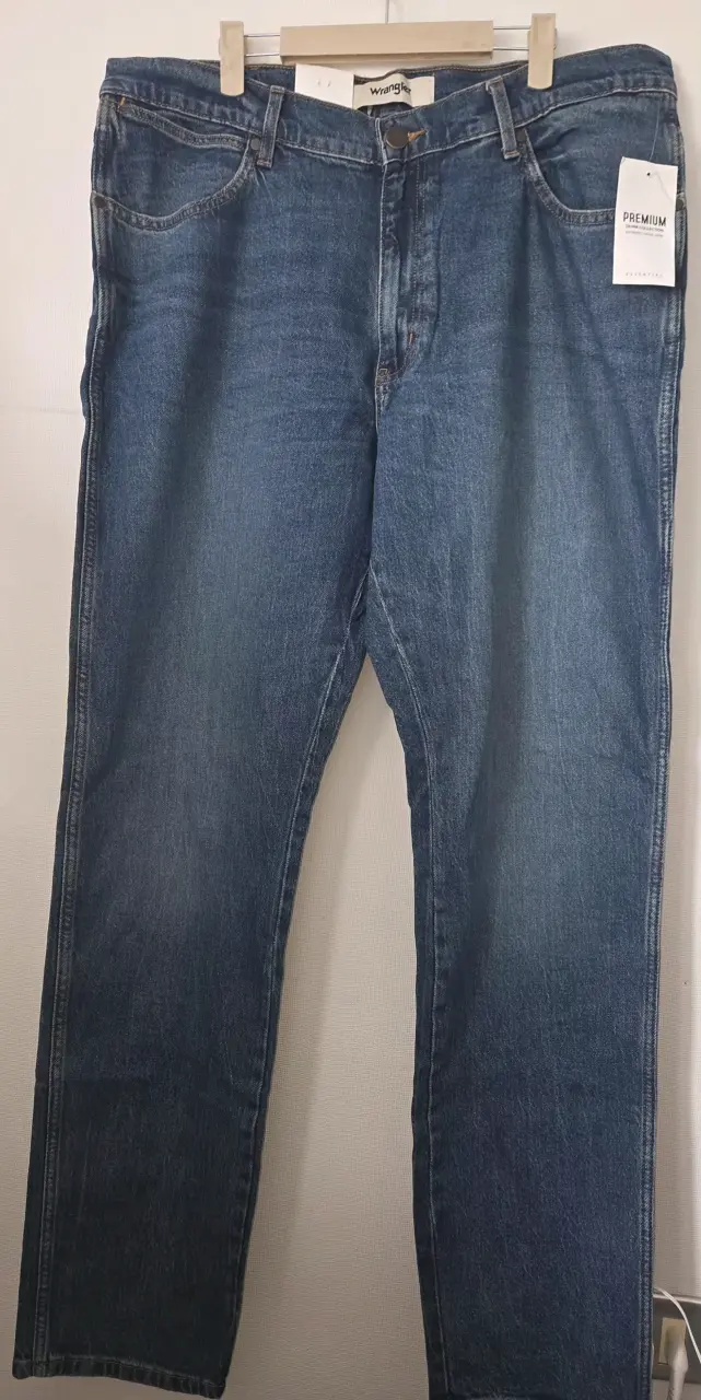 Jeans Wrangler Premium Denim Azul Hombre - 1