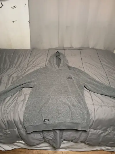 Polerón con capucha gris Stoked para hombre - miniatura 1