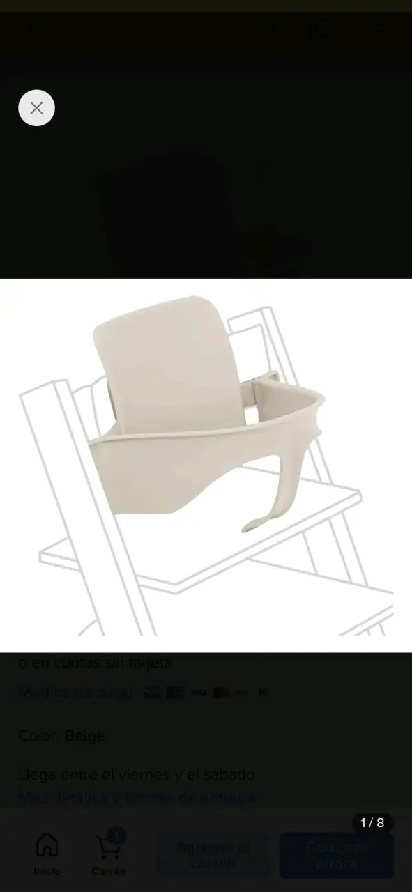 Accesorios rojos para silla Stokke - 5