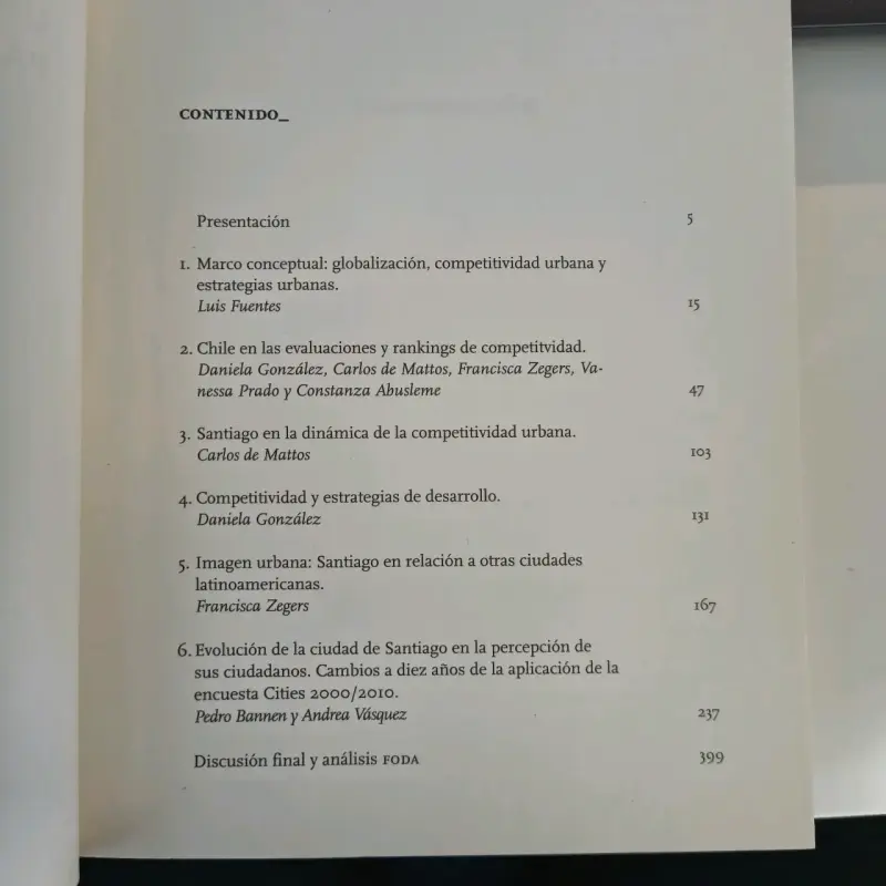 Libro 'Santiago de Chile: Una Ciudad Atractiva' - 2