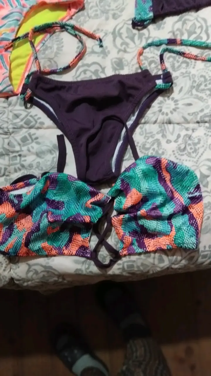 Bikini estampado multicolor para mujer - 3
