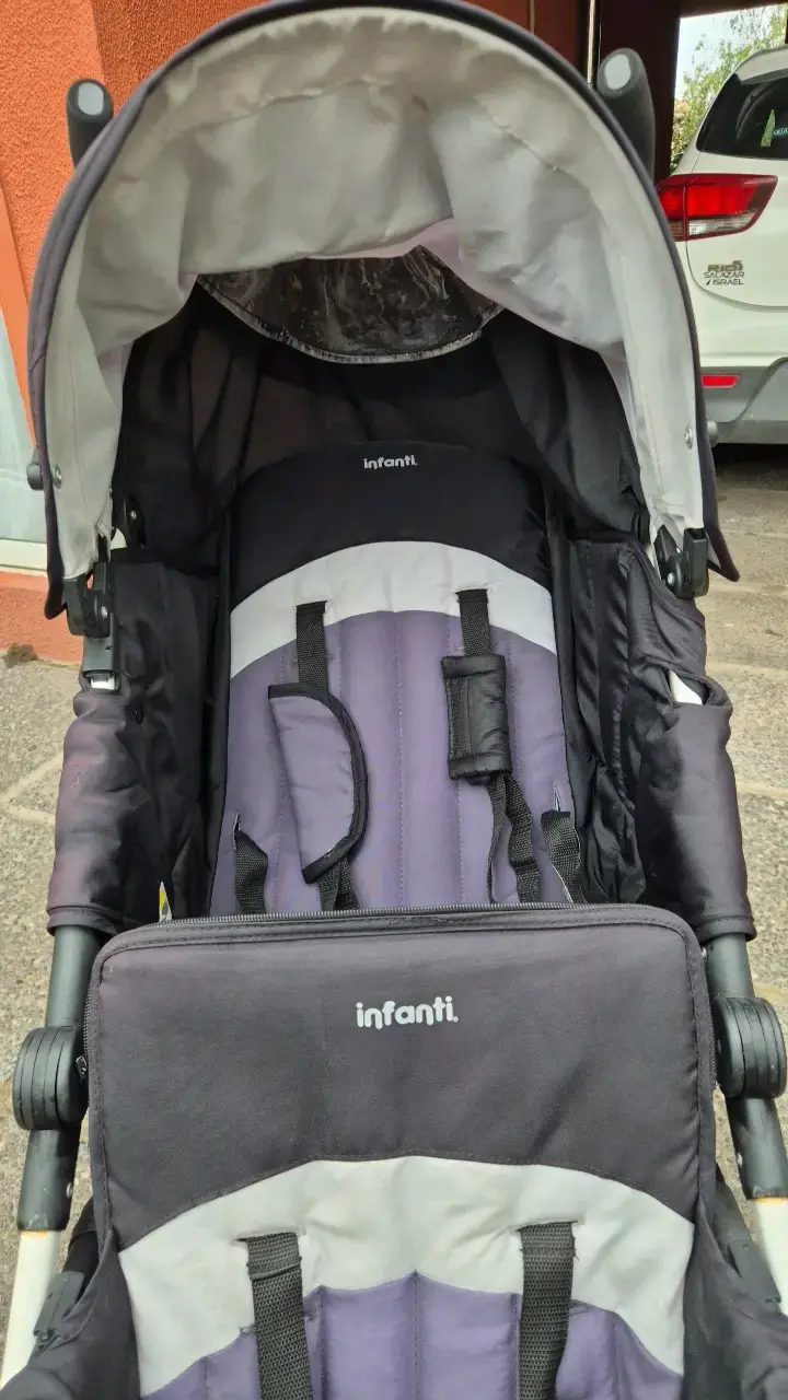 Coche de bebé doble Infanti Fratello plegable - 2
