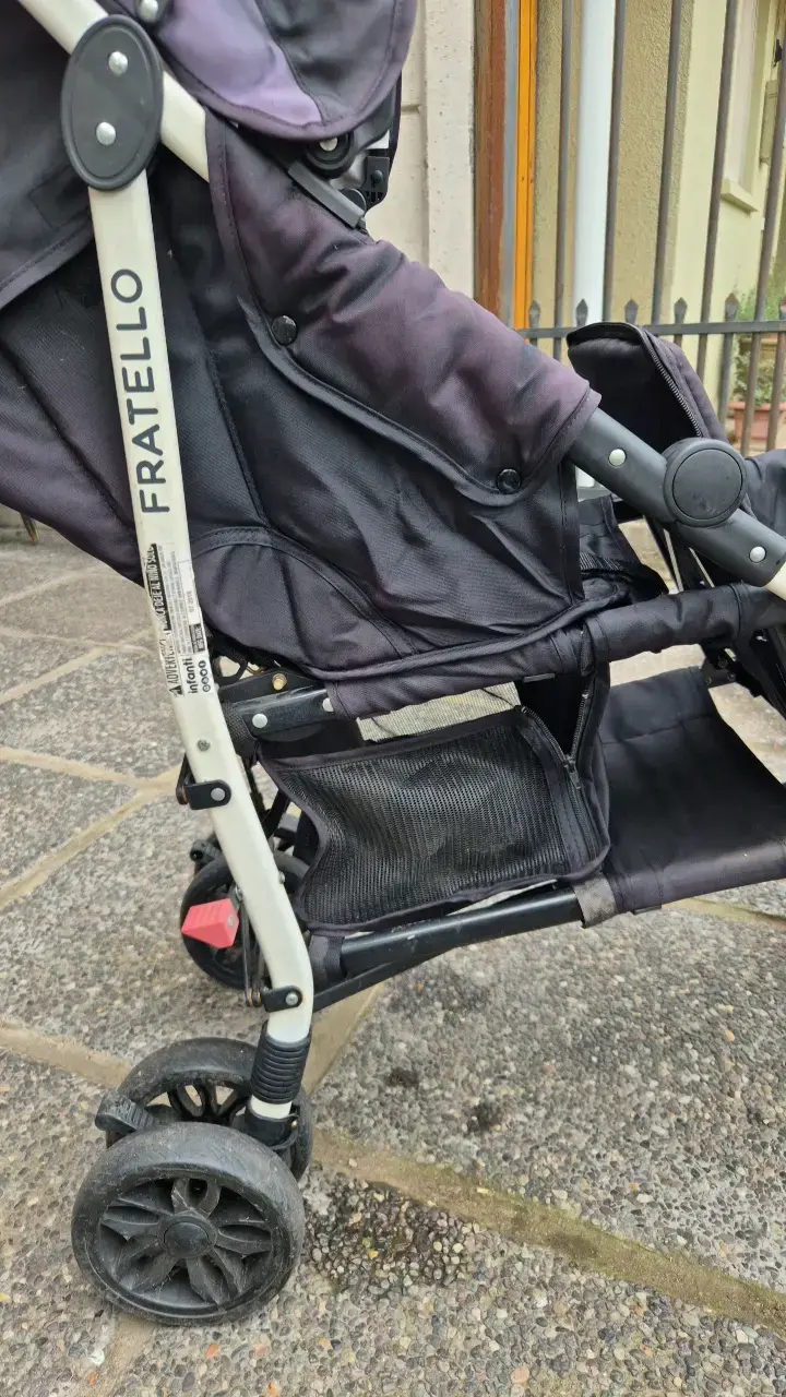 Coche de bebé doble Infanti Fratello plegable - 3