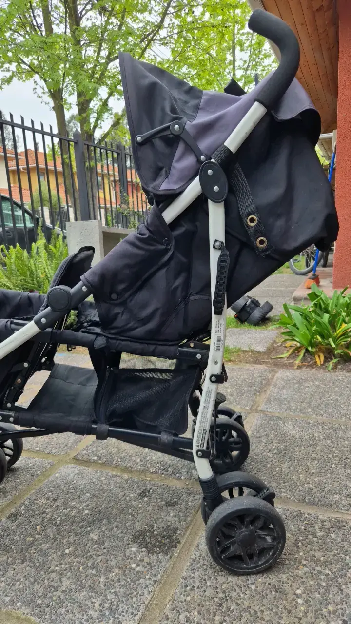 Coche de bebé doble Infanti Fratello plegable - 4