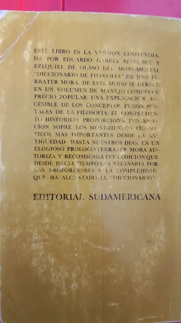 Diccionario de Filosofía Abreviado por Ferrate - 2