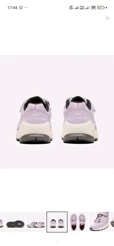 Zapatillas de trekking Uppi Vulcano lila Talla 31 - miniatura 3